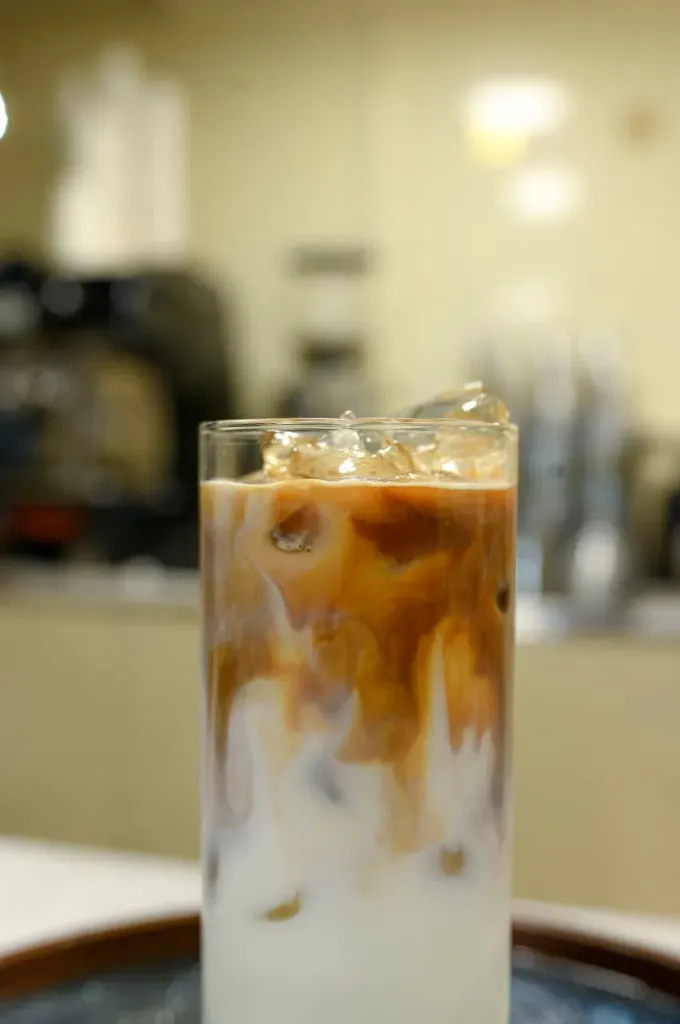 Iced Golden Sea Salt Caramel Latte